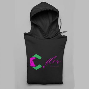 Cashma Hoodies Purple Green